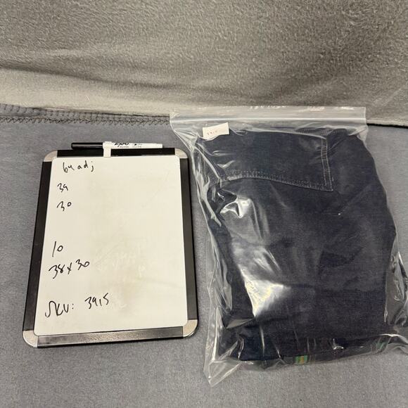 Liberty Bib Overalls Mens 38x30 (39x30 ACTUAL) Blue Denim Carpenter Utility - Picture 7 of 7